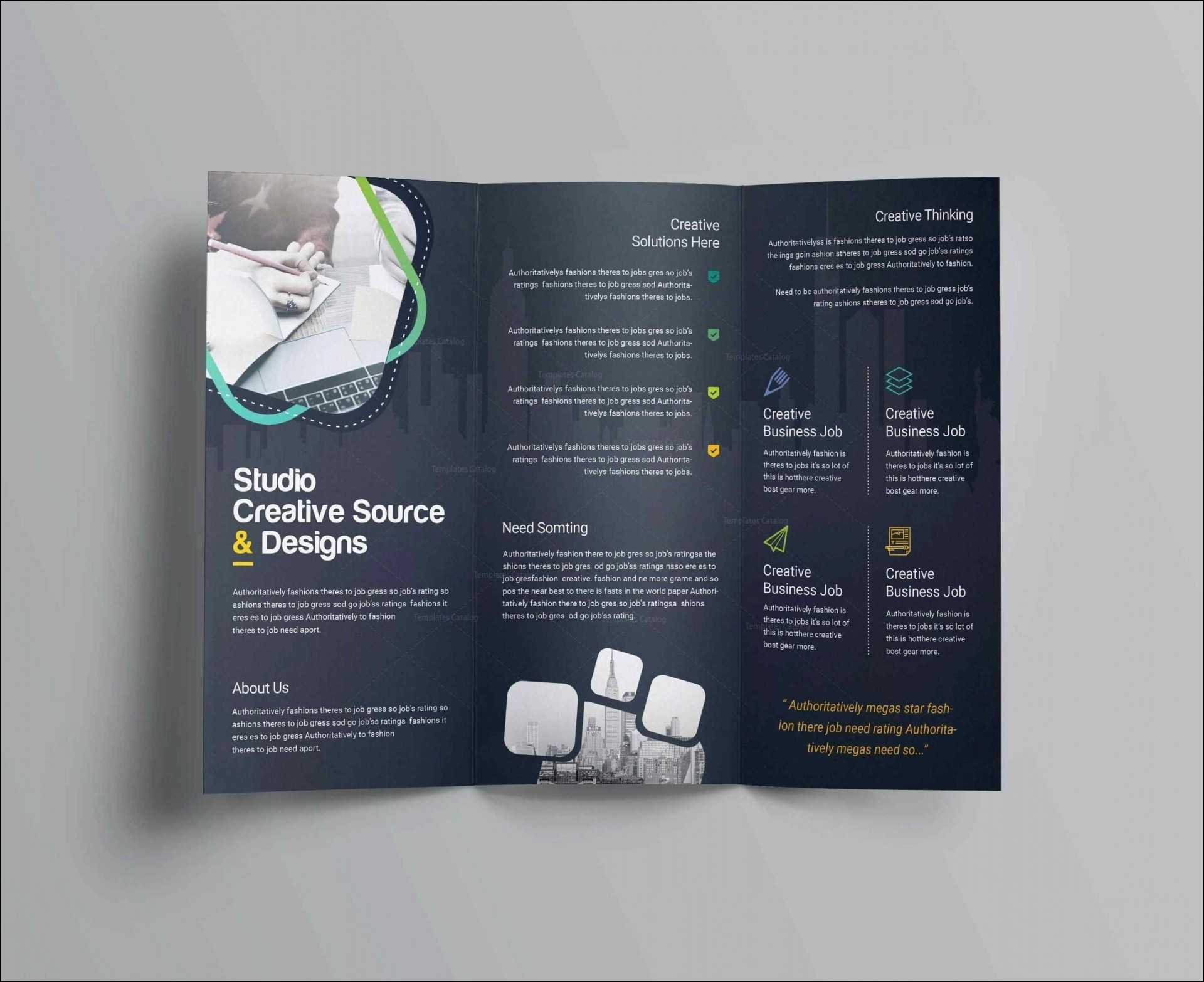 017 Template Ideas Ms Word Tri Fold Brochure Free A3Tri In Microsoft Word Brochure Template Free