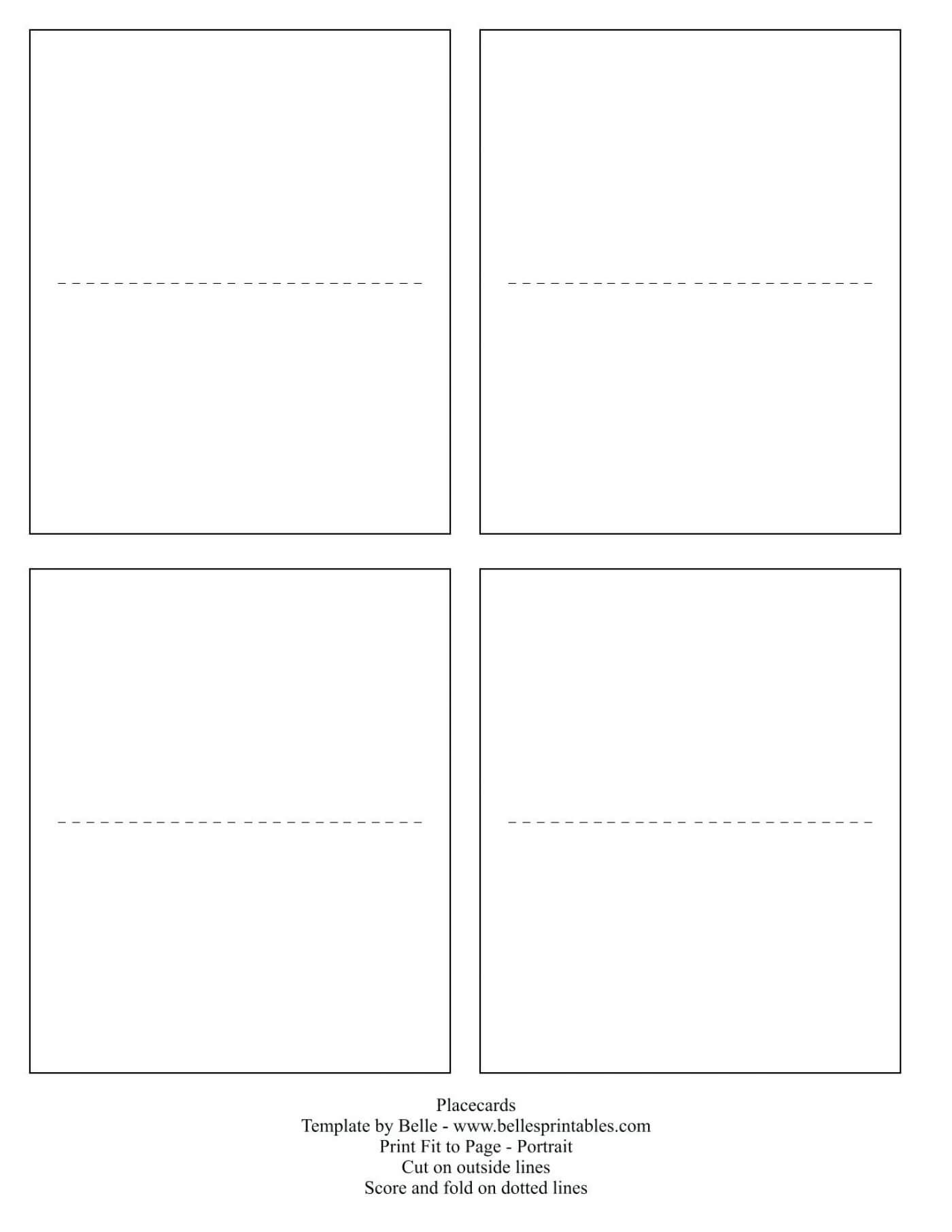017 Template Ideas Place Card Word Lien Release Form Az Within Imprintable Place Cards Template