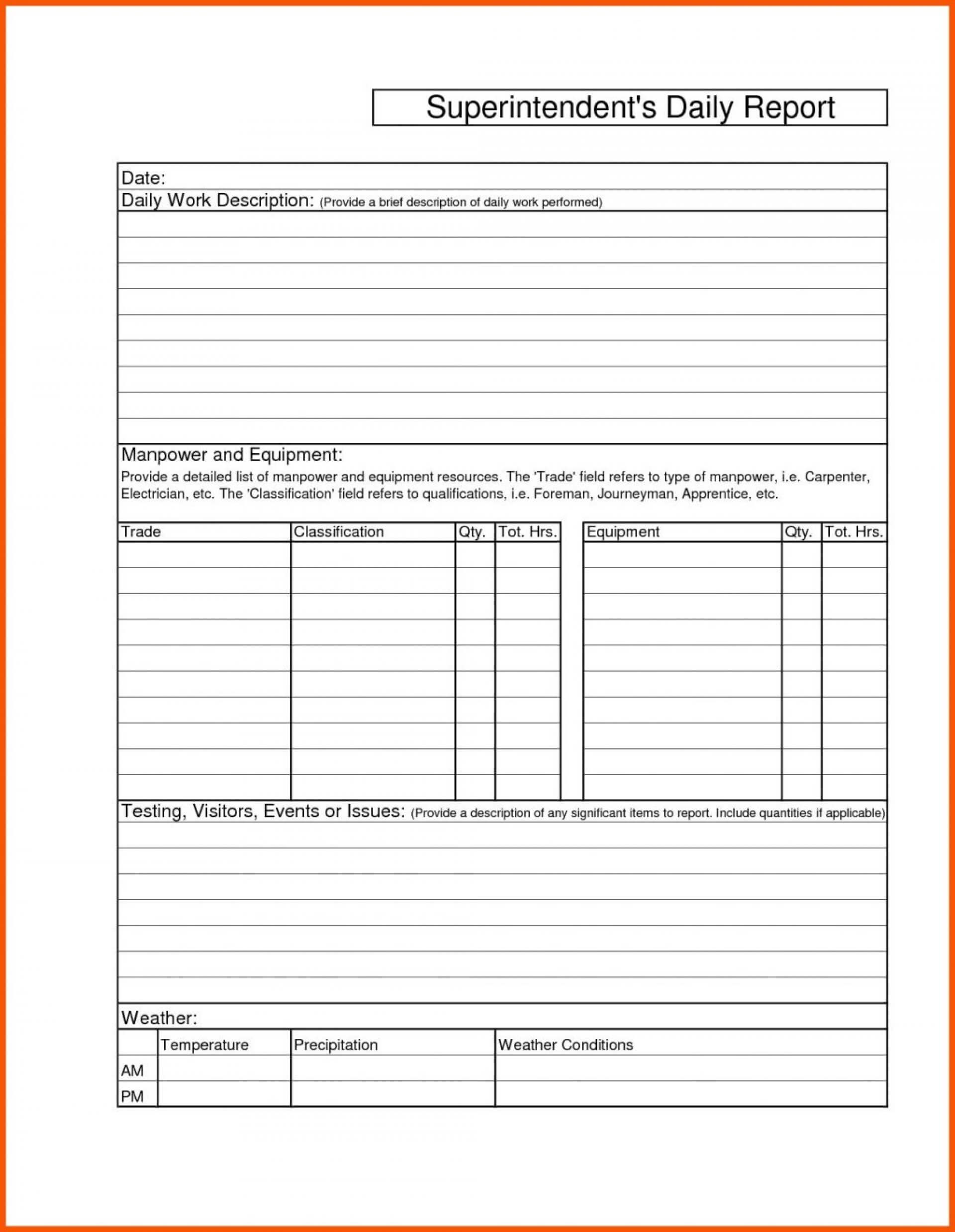 018 Daily Work Report Format In Excel Sheet Template Ideas Within Rma Report Template