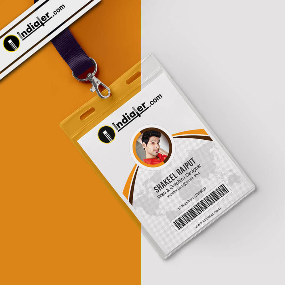 018 Id Card Template Psd Free Download Ideas Modern Office Pertaining To Id Card Design Template Psd Free Download