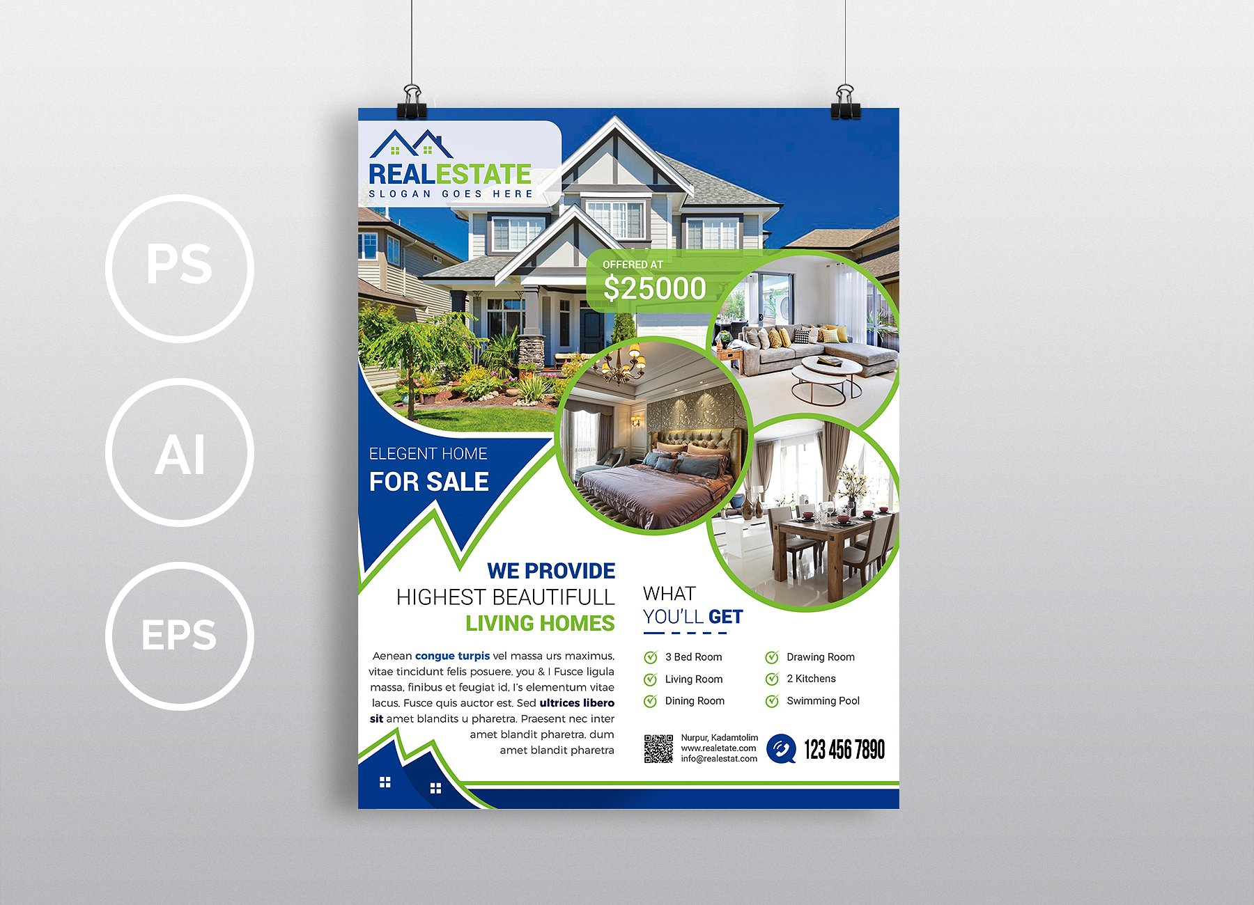 018 Template Ideas Free Real Estate Brochure Templates Flyer Pertaining To Real Estate Brochure Templates Psd Free Download