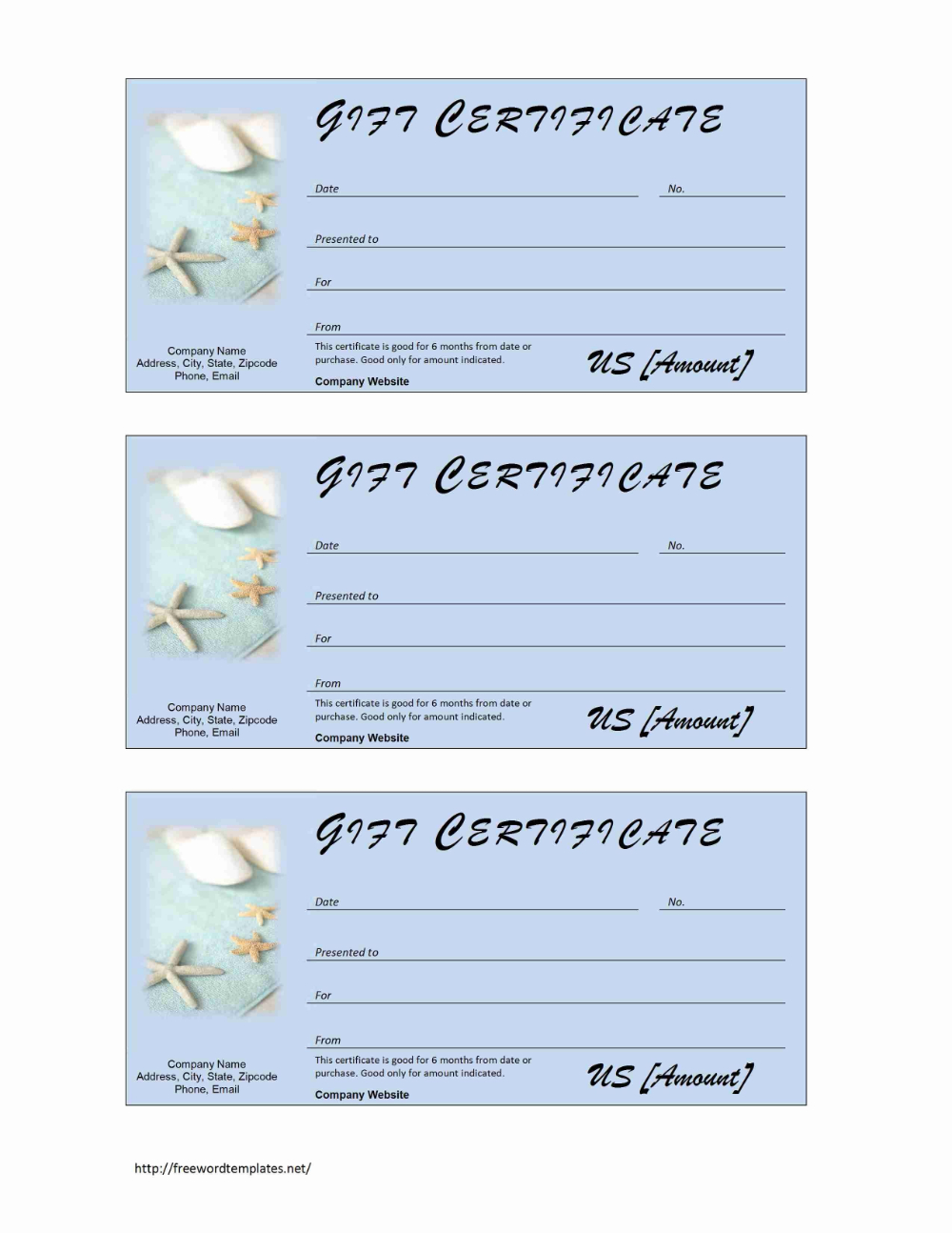 019 Blank Gift Certificate Template Ideas Dreaded Printable Regarding Indesign Gift Certificate Template