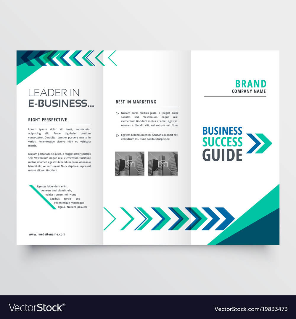 019 Business Tri Fold Brochure Template Design With Vector Pertaining To Adobe Illustrator Tri Fold Brochure Template