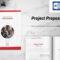 019 Minimal Project Proposal Brochure Template Microsoft Within Microsoft Word Pamphlet Template