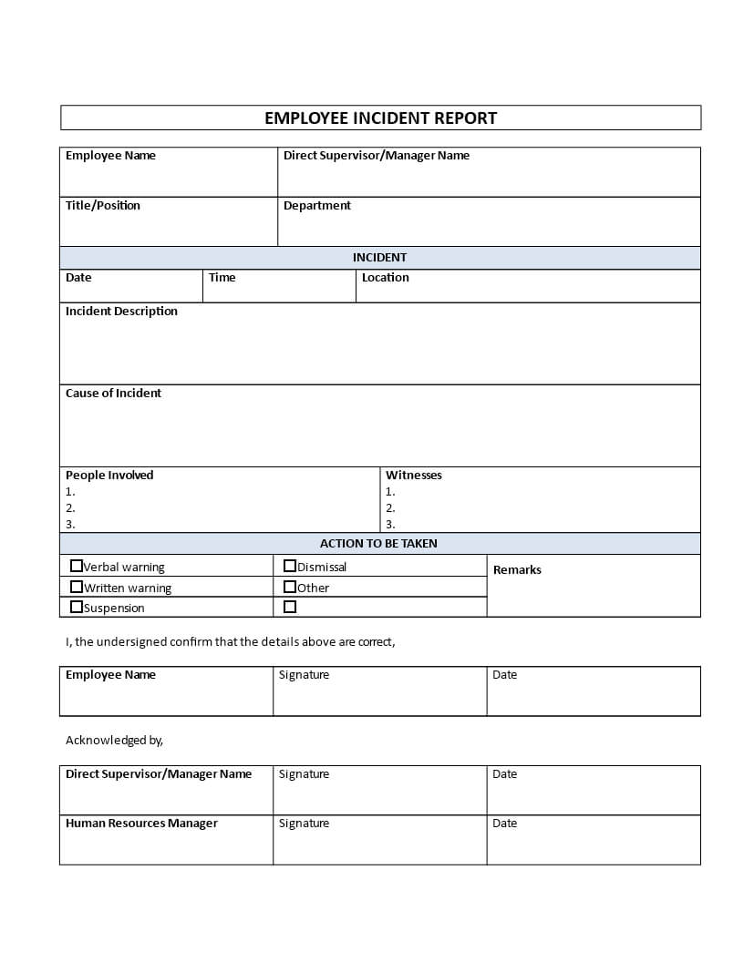 019 Template Ideas Accident Report Form Unusual Templates Pertaining To Incident Report Template Uk