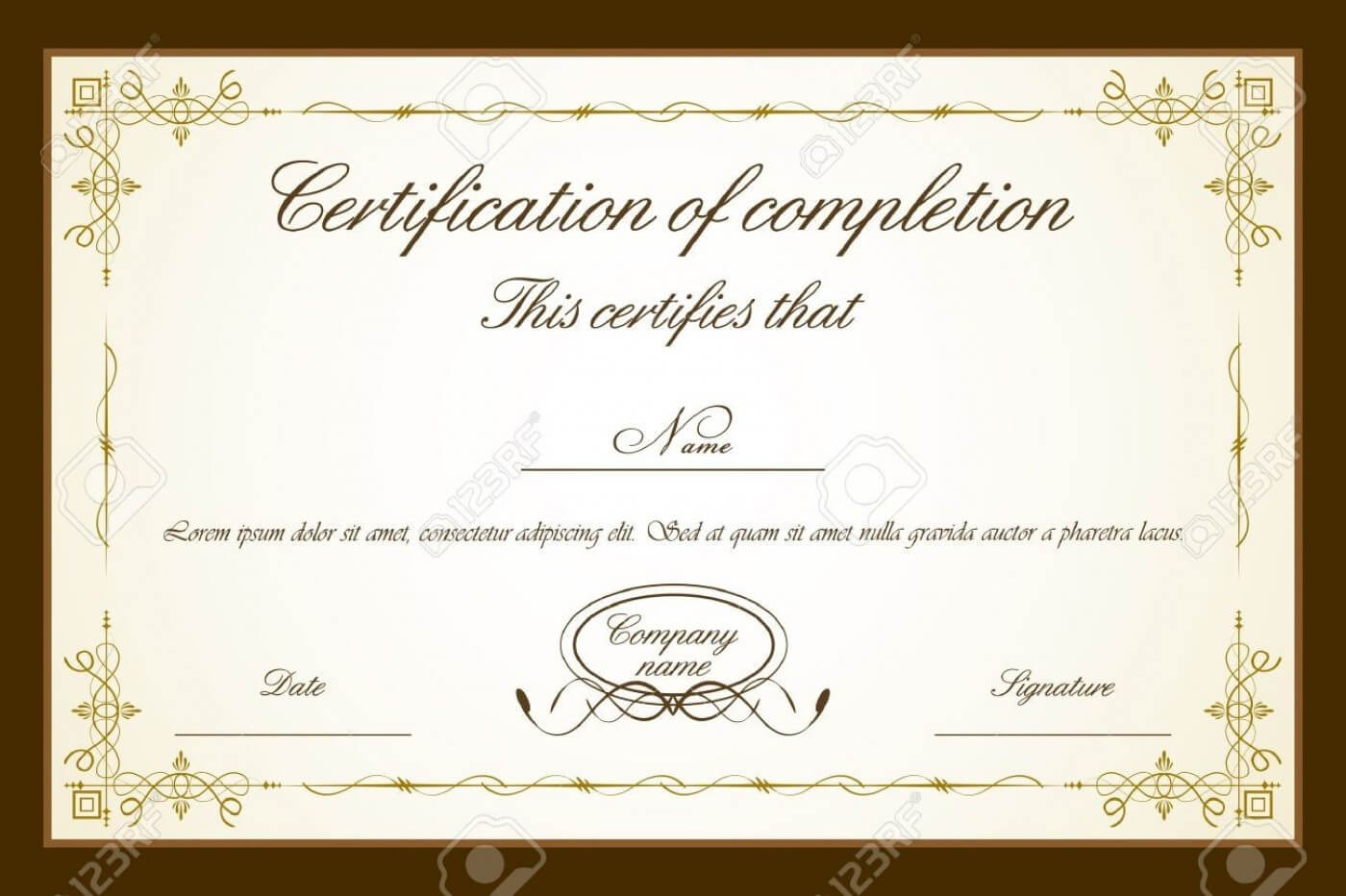 020 Certificates Templates Free Download Certificate Intended For Blank Certificate Templates Free Download