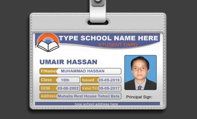 021 Id Card Template Psd Free Download Maxresdefault Best regarding College Id Card Template Psd