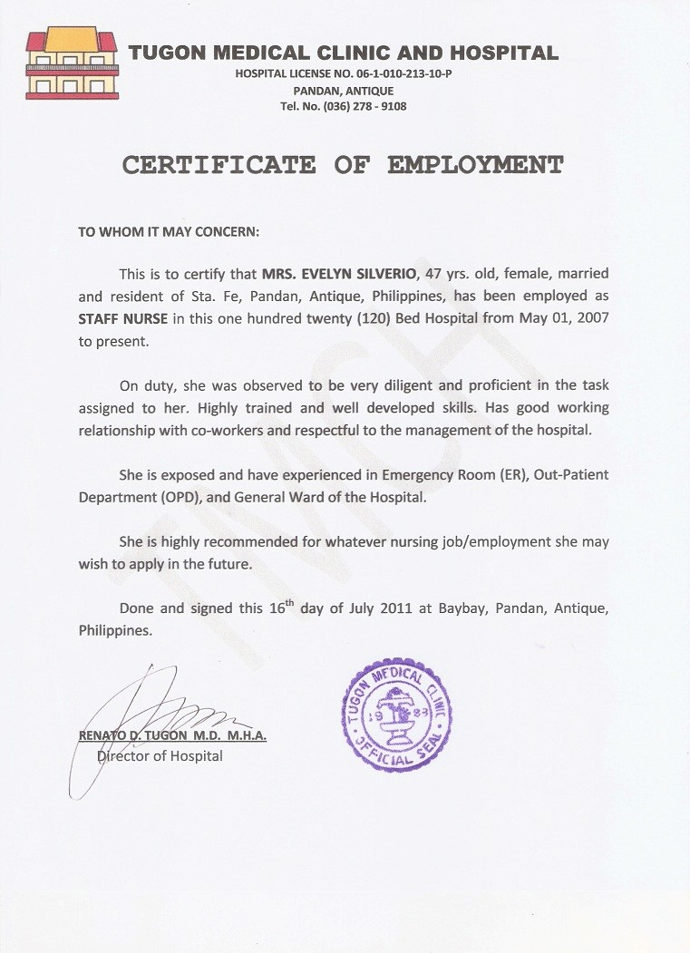 022 Certificate Of Employment Template Ideas Latest Regarding Australian Doctors Certificate Template