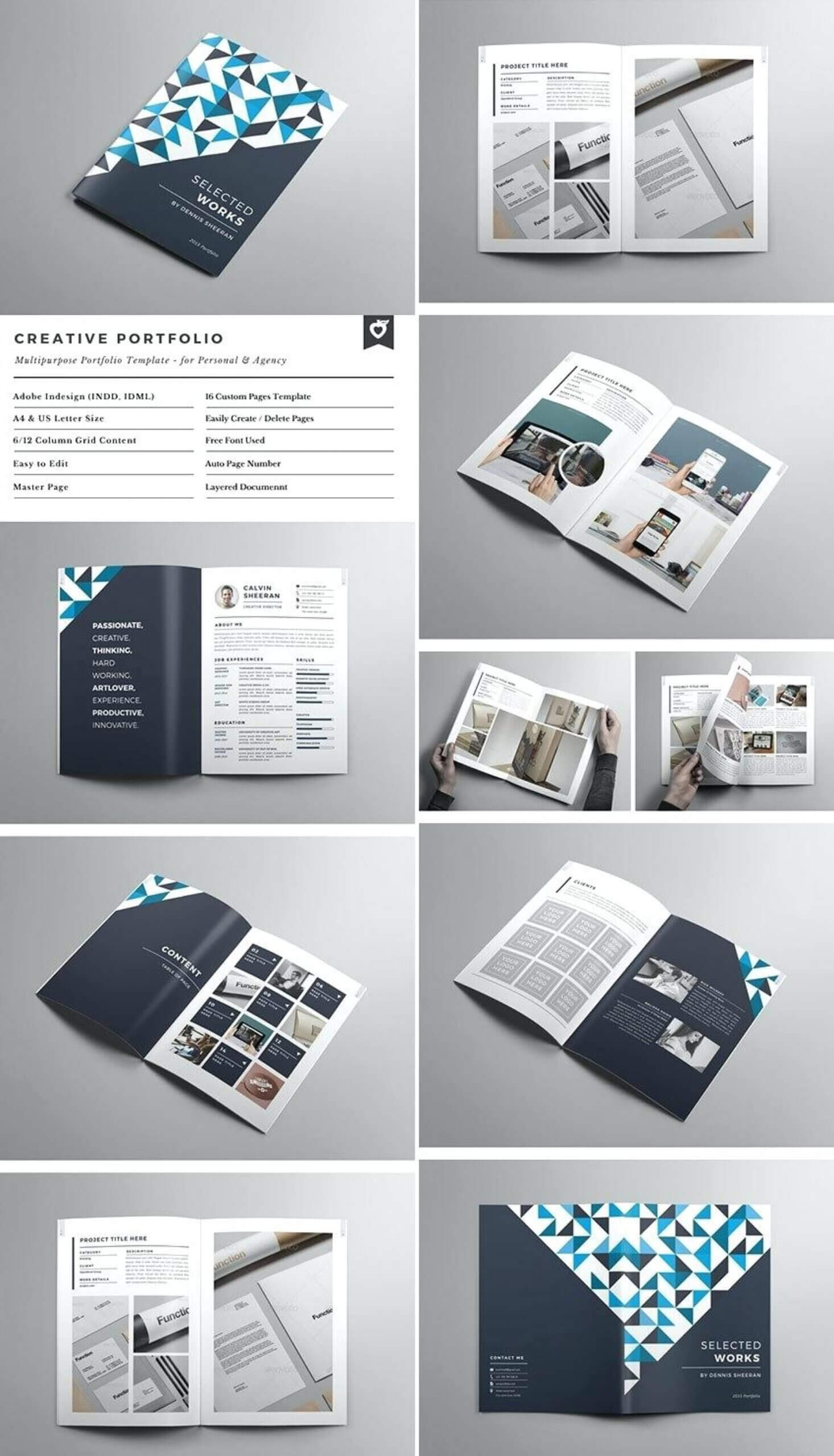 022 Tri Fold Brochure Template Indesign Templates Free Pertaining To Letter Size Brochure Template