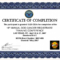023 Certificate Of Completion For Ojt Format Example Sample Within Certificate Of Completion Word Template