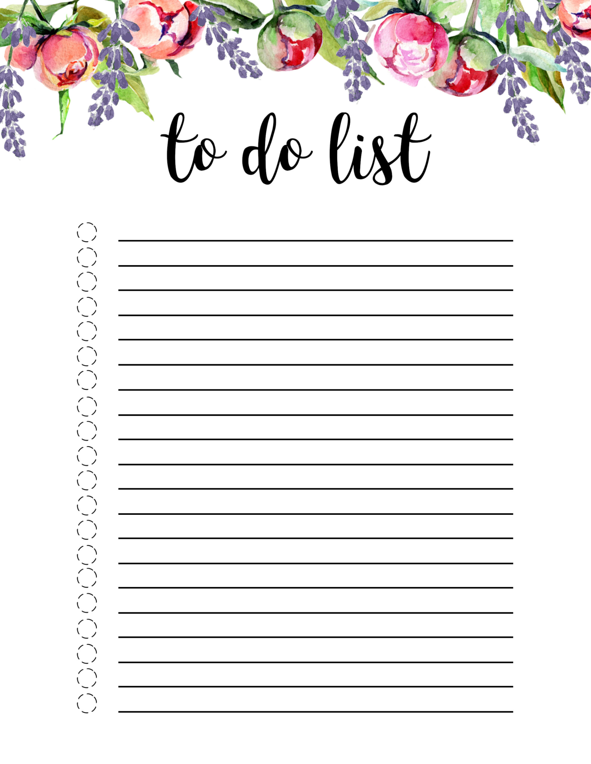 023 Template Ideas Printable To Do List Best Excel Free With Blank To Do List Template