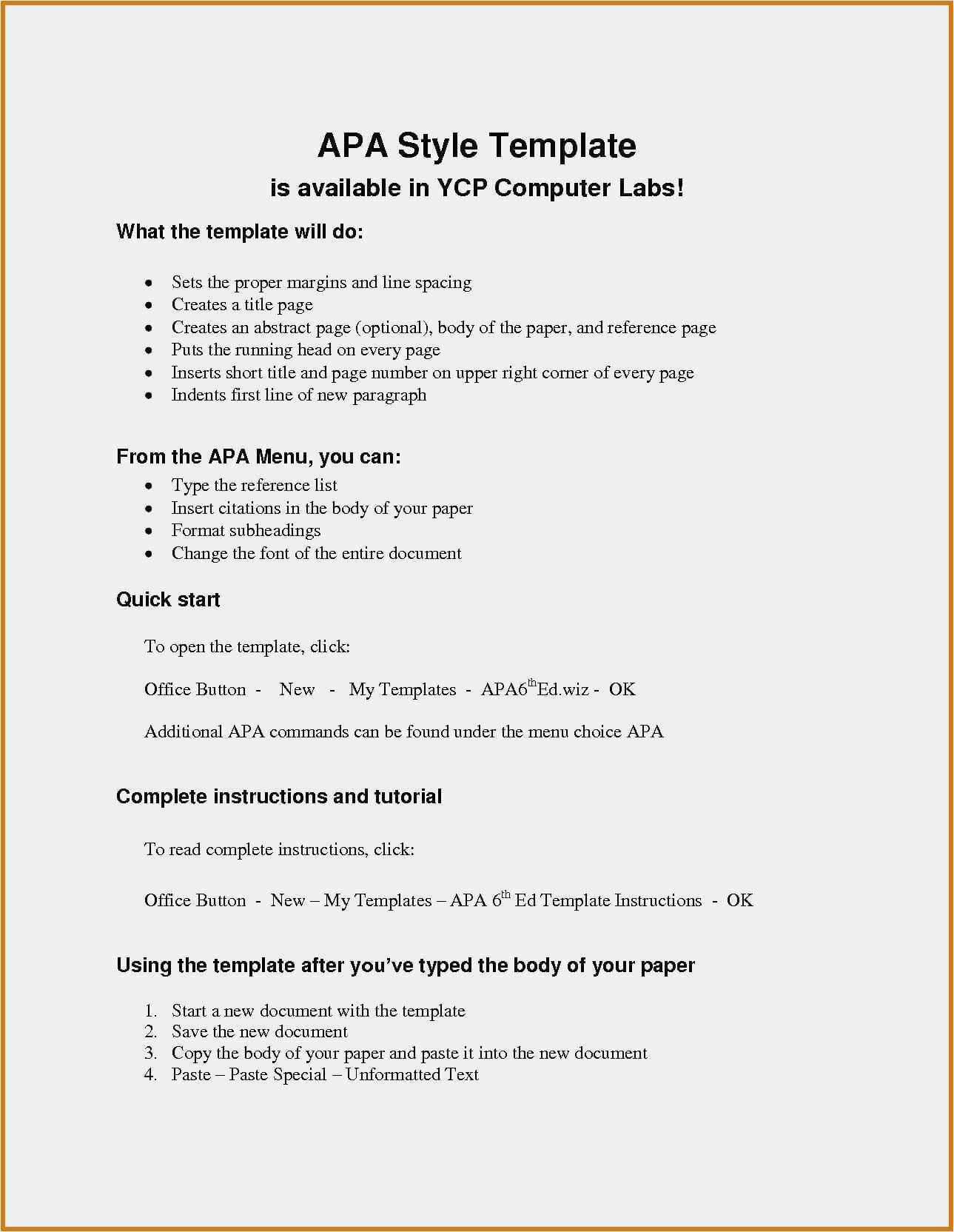 024 Apa Reference Page Template Word Style Paper Format Throughout Word Apa Template 6Th Edition
