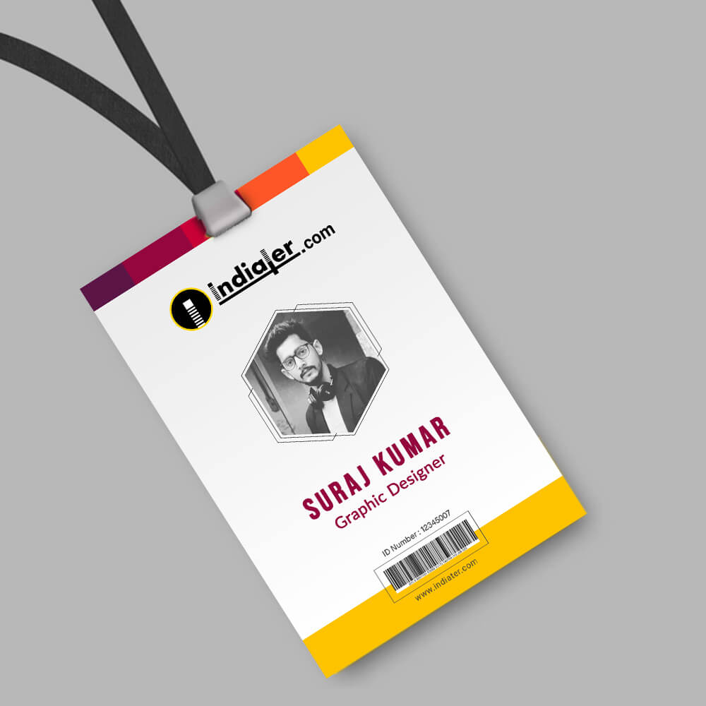 024 Template Ideas Creative Corporate Official Id Card Psd Pertaining To Photographer Id Card Template