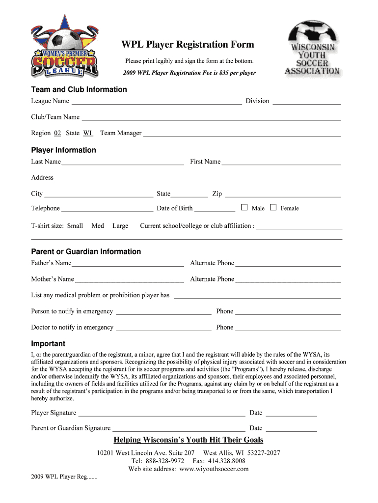 025 Template Ideas Large Free Printable Camp Registration Throughout Camp Registration Form Template Word