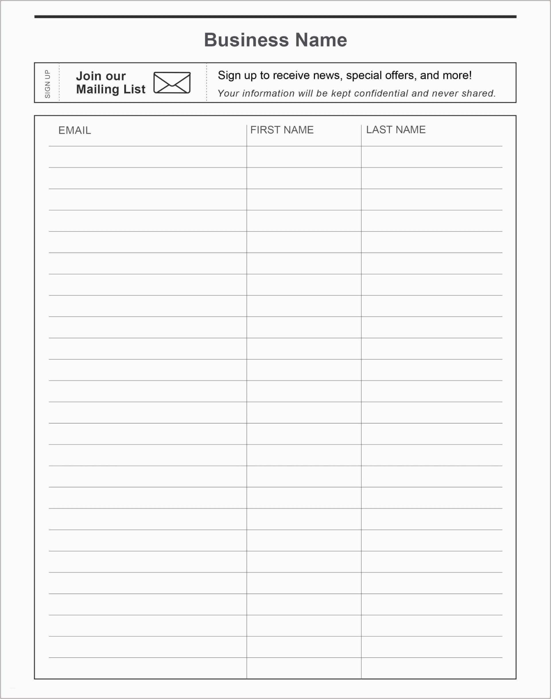 026 Template Ideas Free Sign Up Sheet Word Printable Fax For Free Sign Up Sheet Template Word