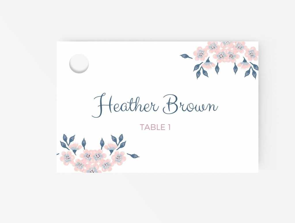 026 Template Ideas Place Card Templates Excellent Word 6 Per Pertaining To Ms Word Place Card Template