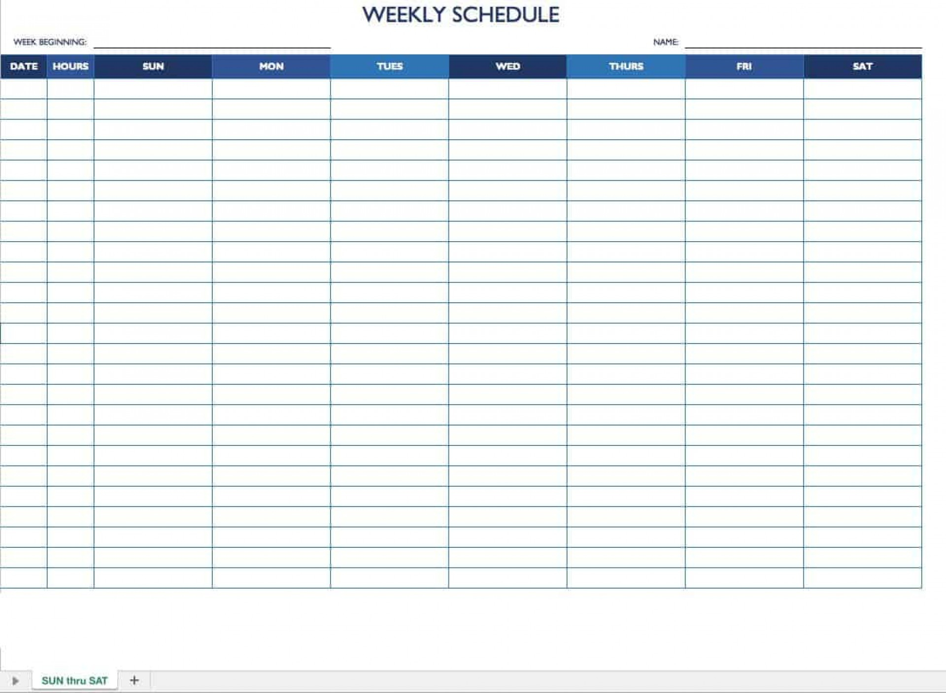028 Free Weekly Work Schedule Template Word Monthly Employee With Regard To Blank Monthly Work Schedule Template