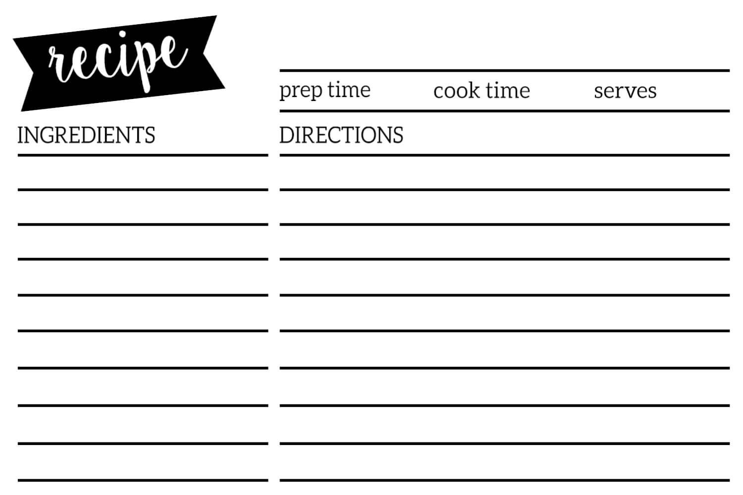 028 Printable Recipe Card Template 4X6 Free Id Cards With Regard To 4X6 Photo Card Template Free
