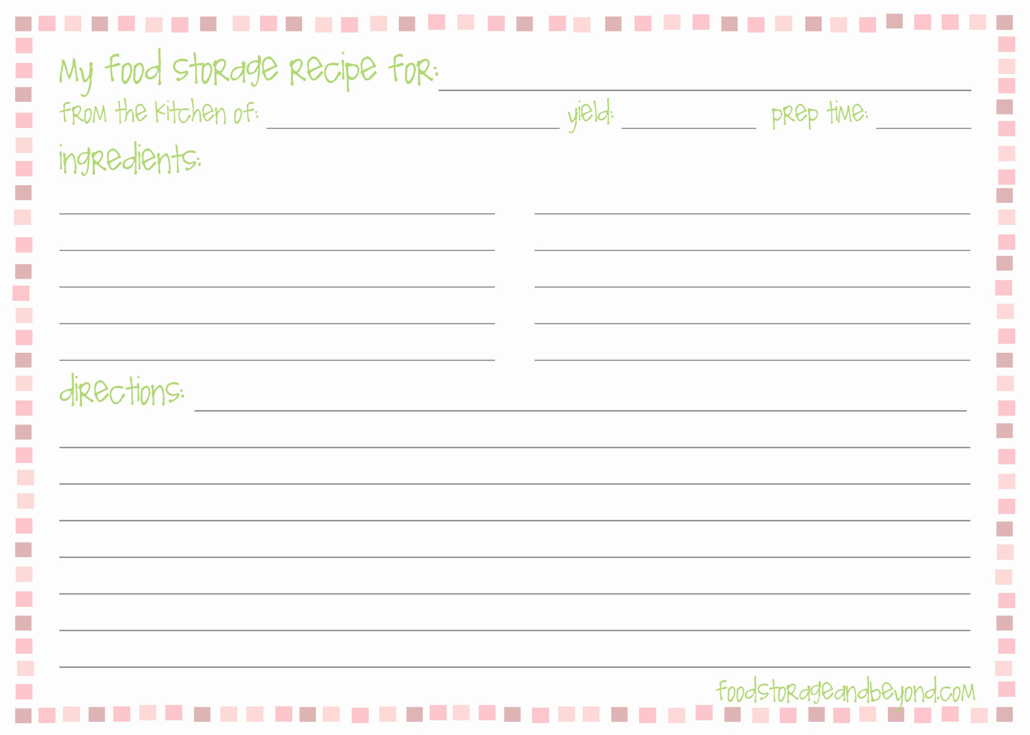 028 Recipe Cards Template For Word Best Of Free Card Inside Fillable Recipe Card Template