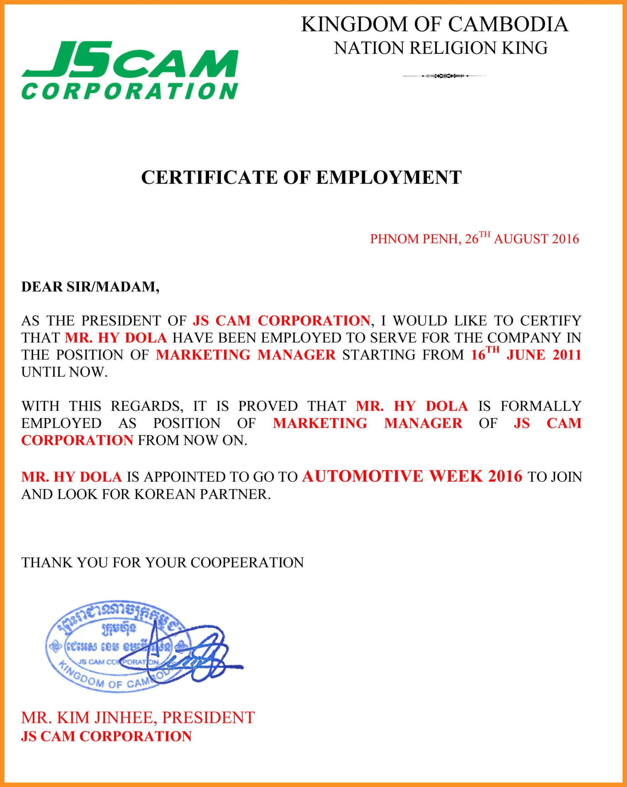 029 Certificate Of Employment Template Impressive Ideas Free With Certificate Of Employment Template
