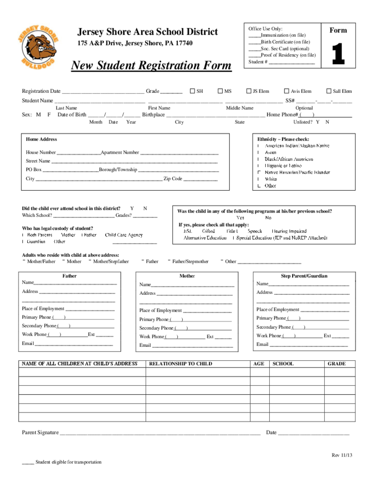 029 Registration Forms Template Word New Student Form Jersey Regarding School Registration Form Template Word