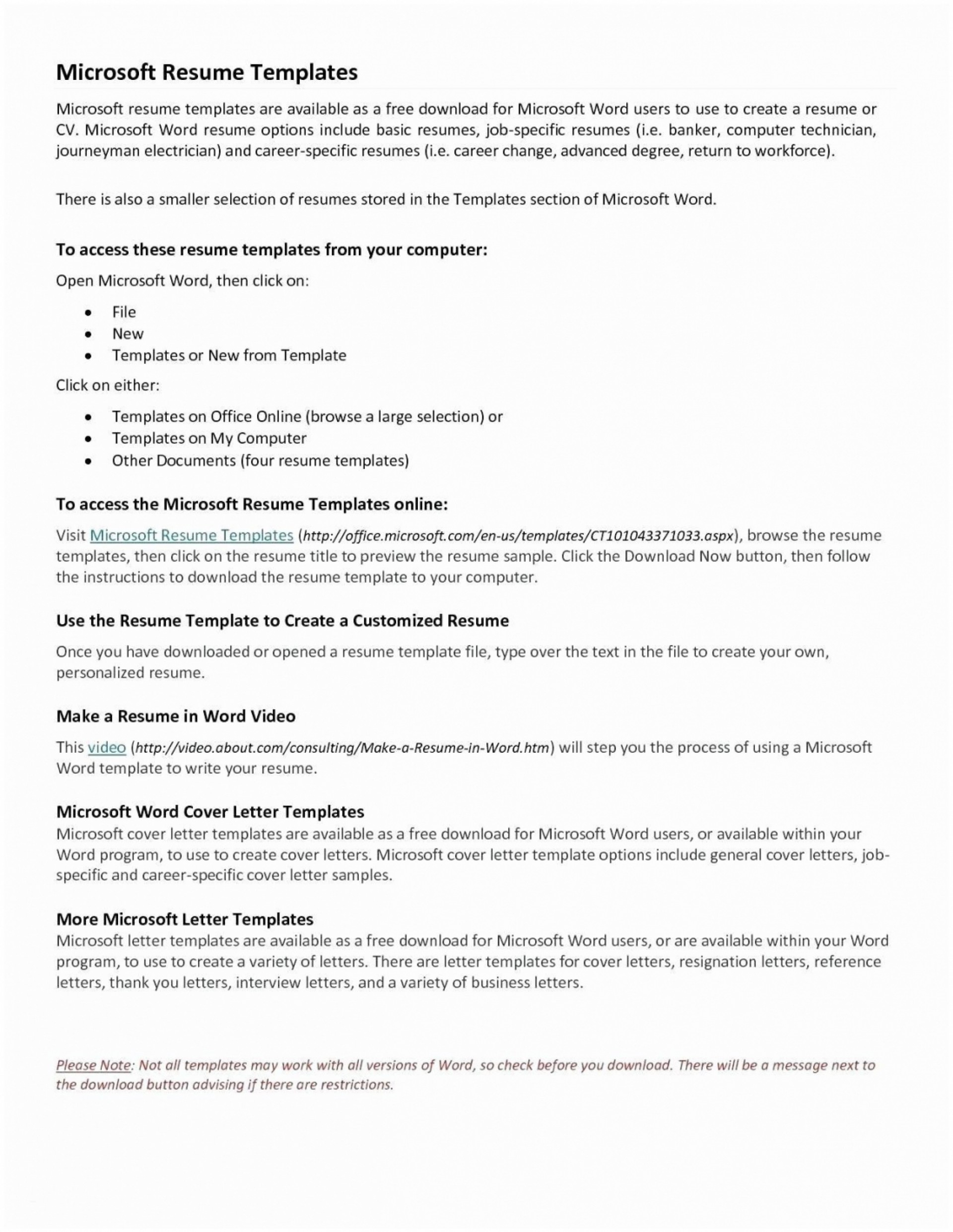 030 Formal Letter Microsoft Word Valid Resume Template Ideas Inside How To Make A Cv Template On Microsoft Word