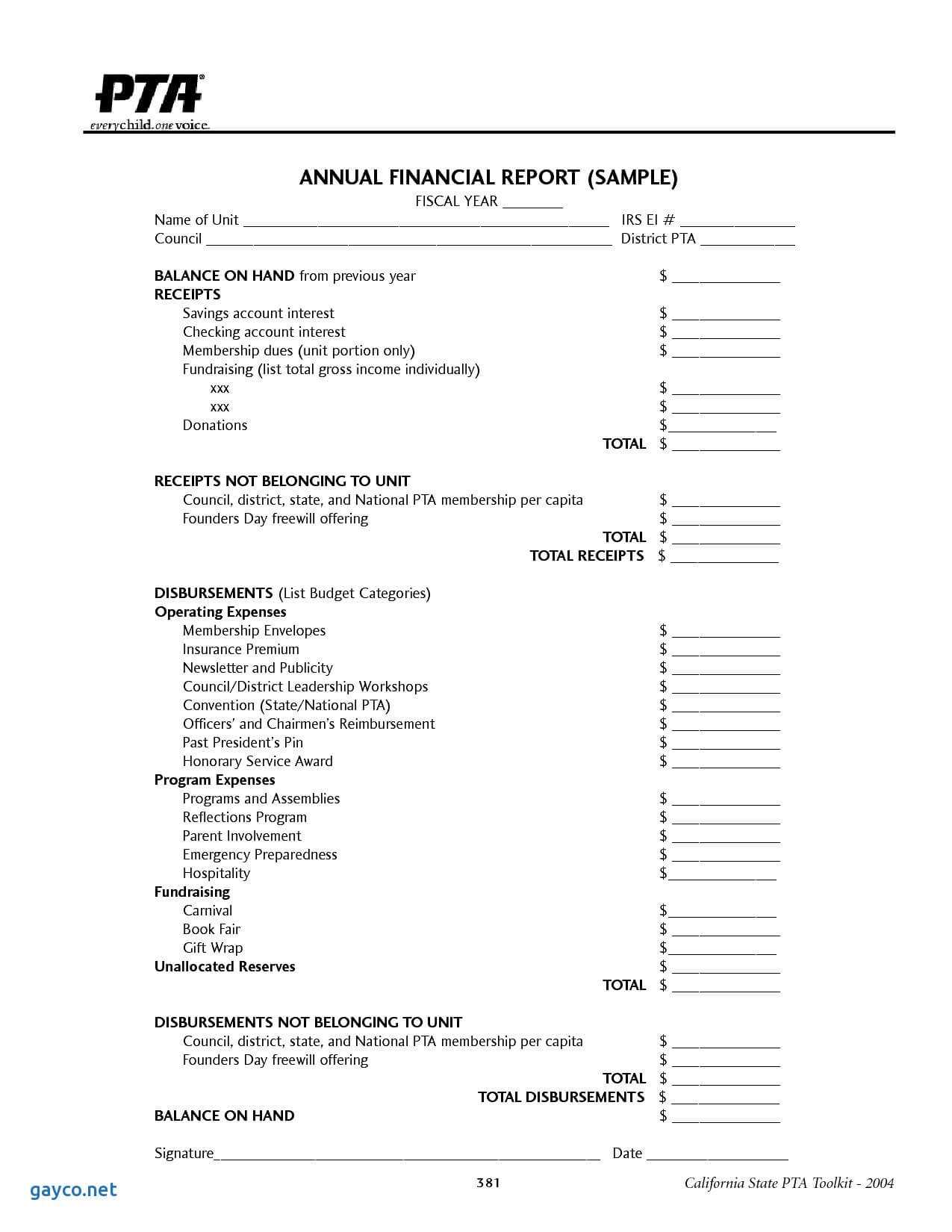 030 Treasurers Report Template Networkuk Net Nurulamal Com Within Treasurer Report Template