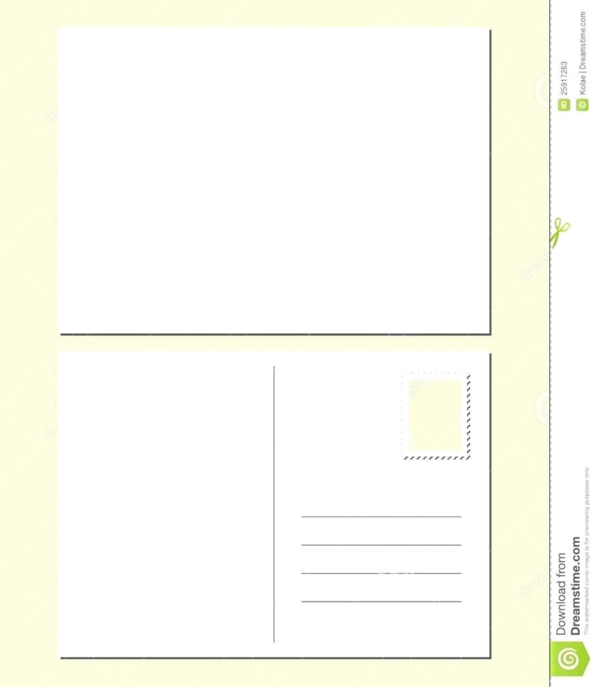 032 Blank Postcard Template Free Ideas Front And Back Word Throughout Free Blank Postcard Template For Word