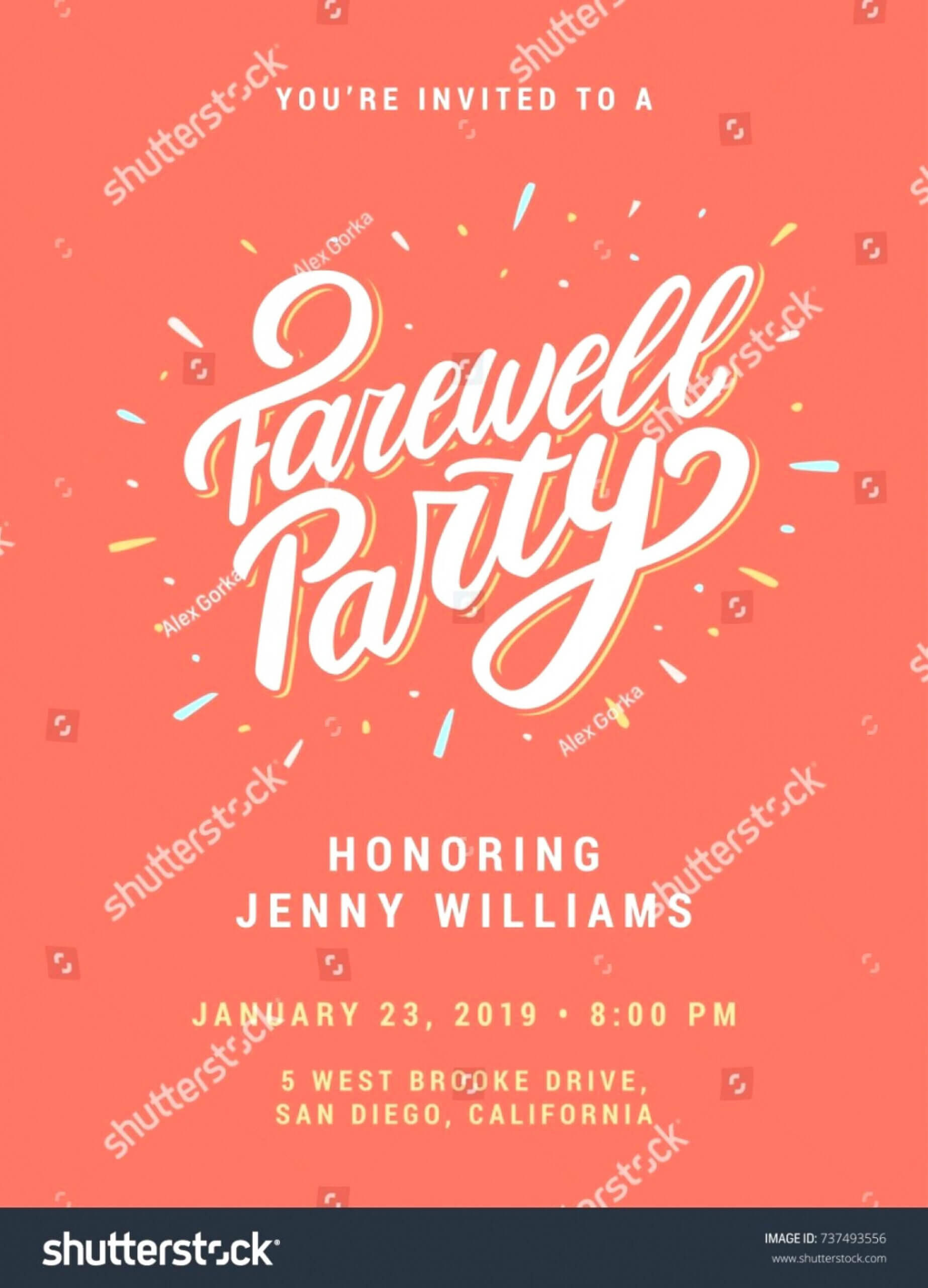 033 Template Ideas Farewell Party Invitations Templates Throughout Farewell Card Template Word