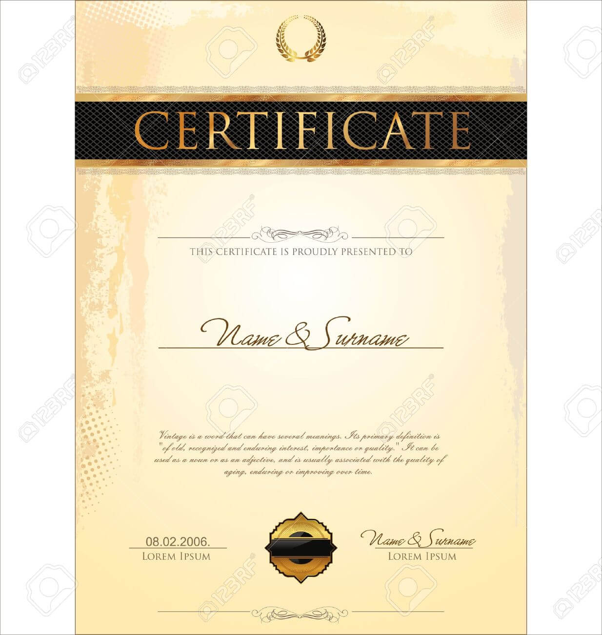 034 Free Diploma Templates Download Certificate Template Top Inside Elegant Certificate Templates Free