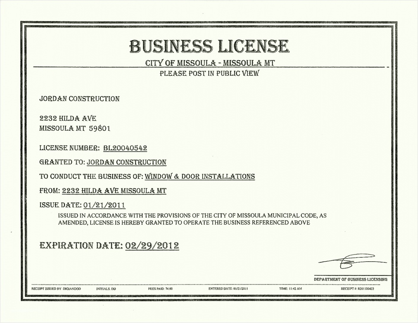 034 Free License Certificate Template Besttemplatess9 Regarding Certificate Of License Template