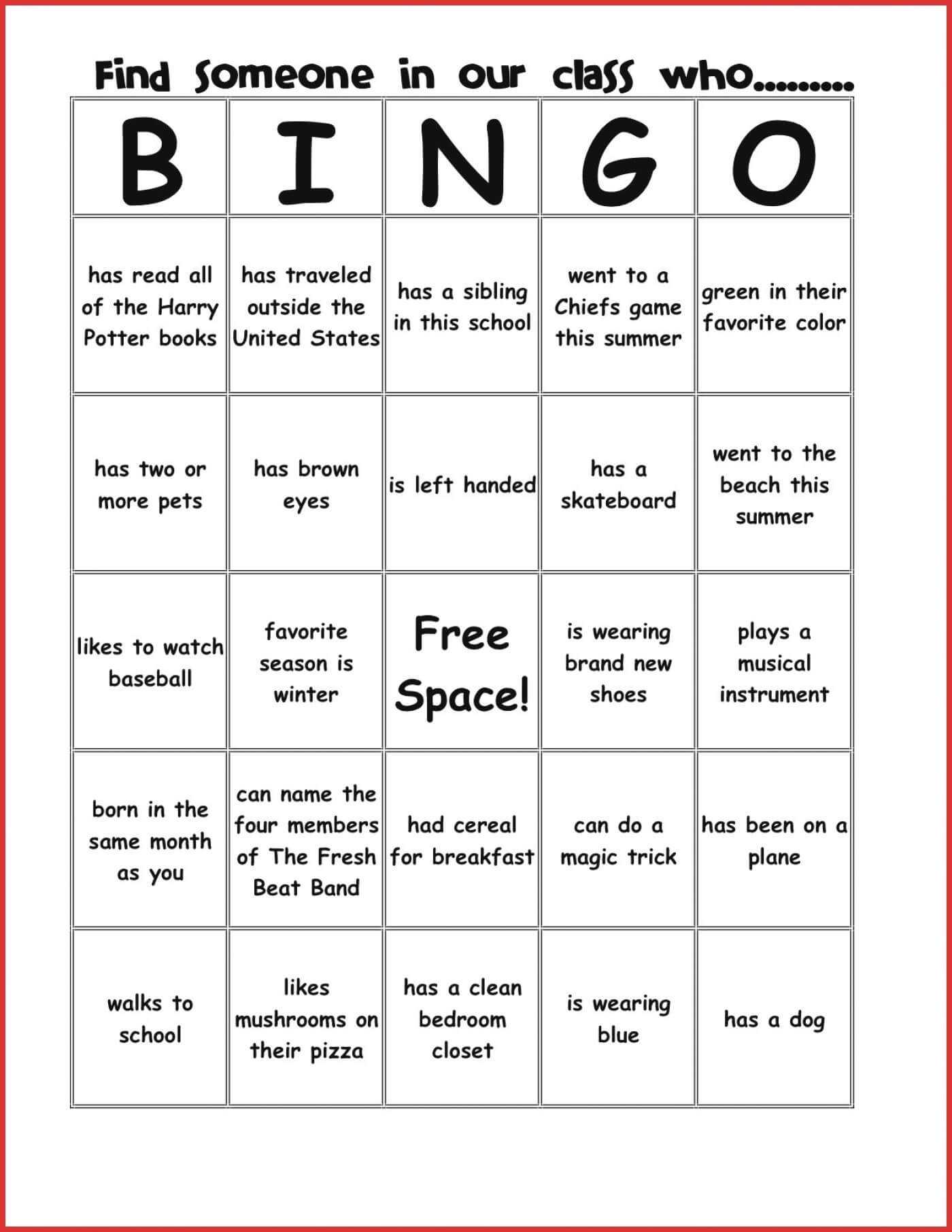 034 Template Ideas Blank Bingo Card Stirring 4X4 Excel Inside Ice Breaker Bingo Card Template