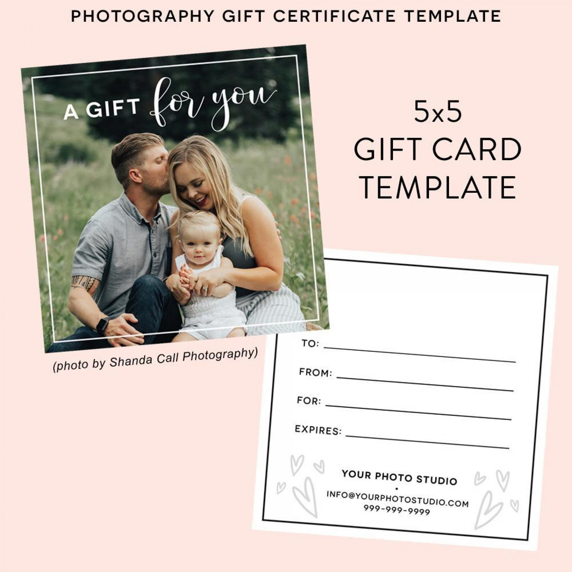 038 Photography Gift Certificate Template Photoshop Free Throughout Gift Certificate Template Photoshop