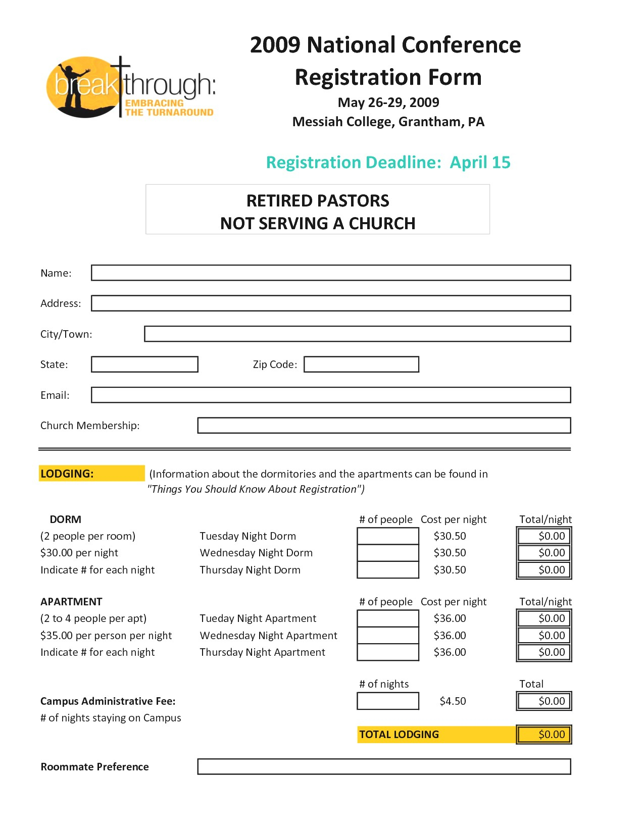 039 Registration Forms Template Free Conference Form Word For Referral Certificate Template