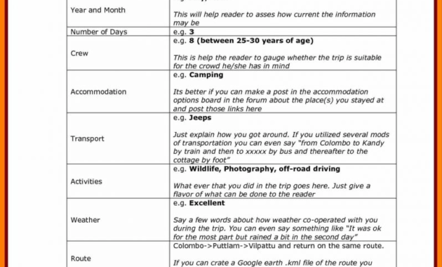 043 Business Report Template Document Development Word Trip throughout Customer Visit Report Template Free Download