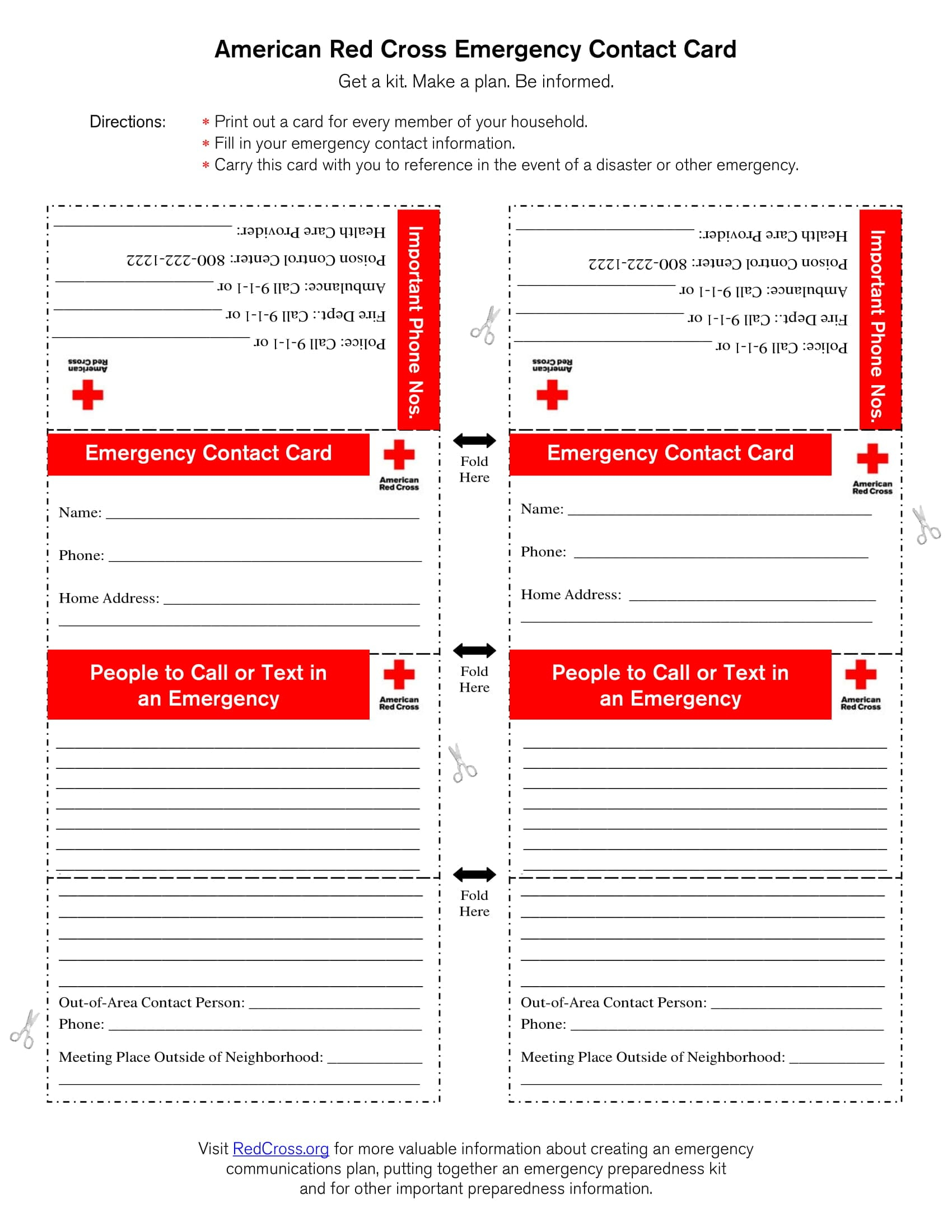 10+ Emergency Information Form Examples – Pdf | Examples Intended For In Case Of Emergency Card Template