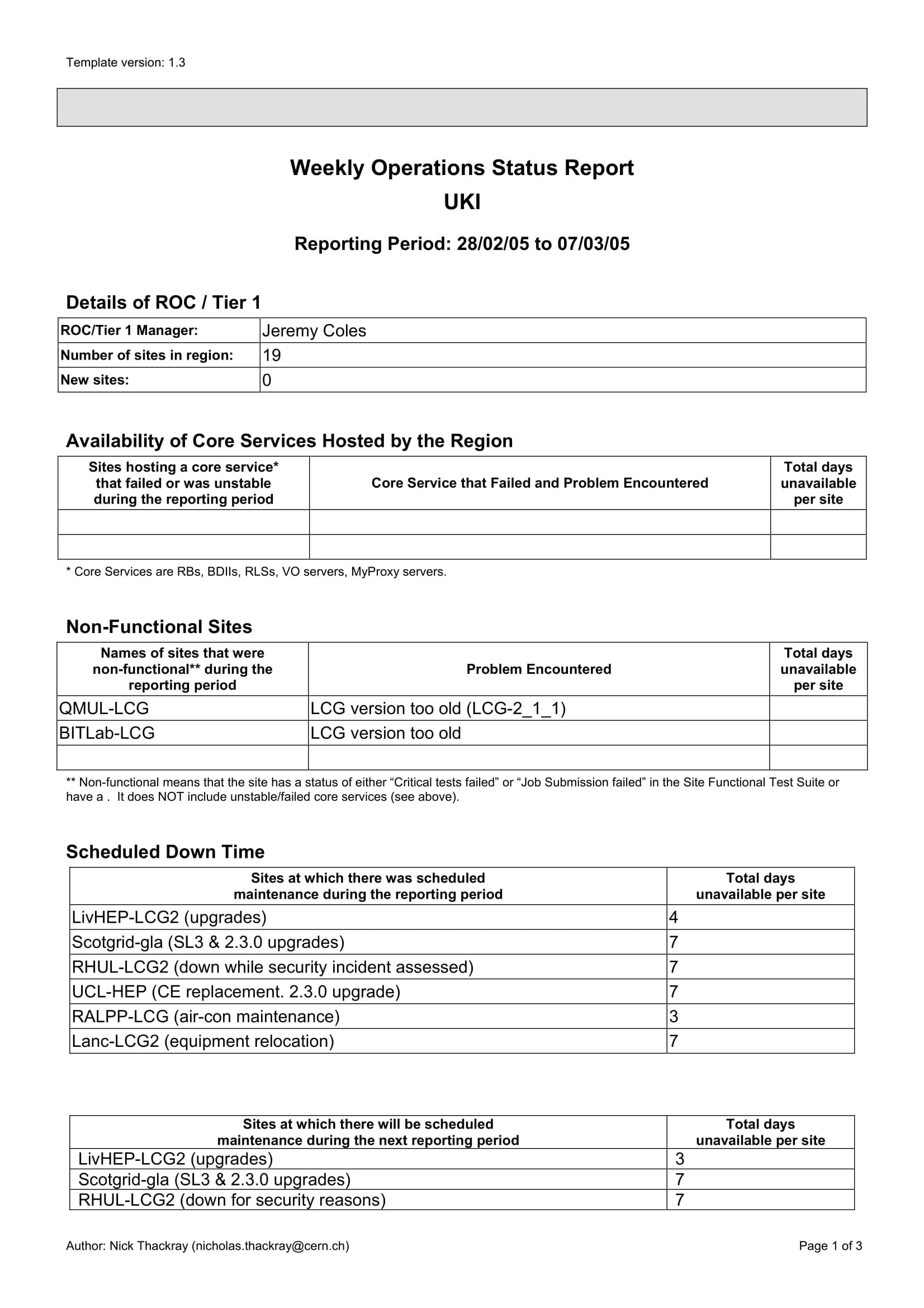 10+ Weekly Operations Report Examples – Pdf, Word, Pages Regarding Operations Manager Report Template