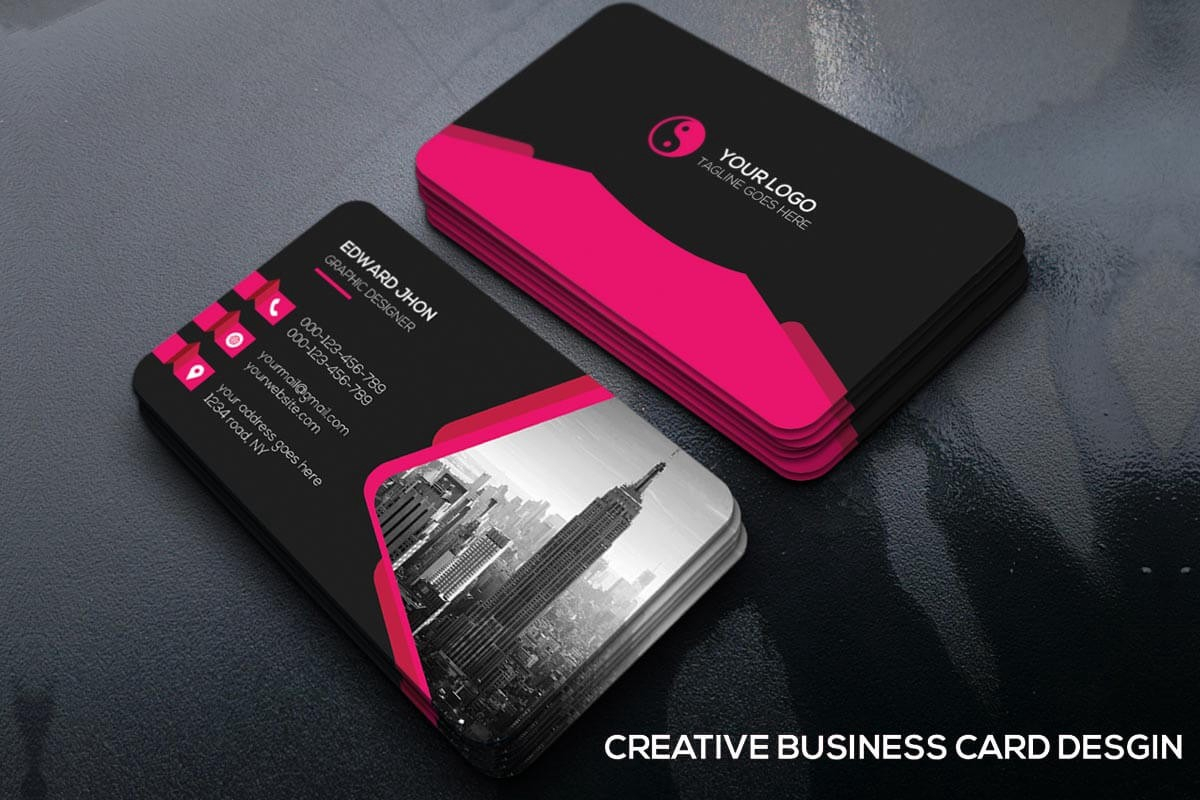 100 + Free Business Cards Templates Psd For 2019 – Syed With Psd Name Card Template
