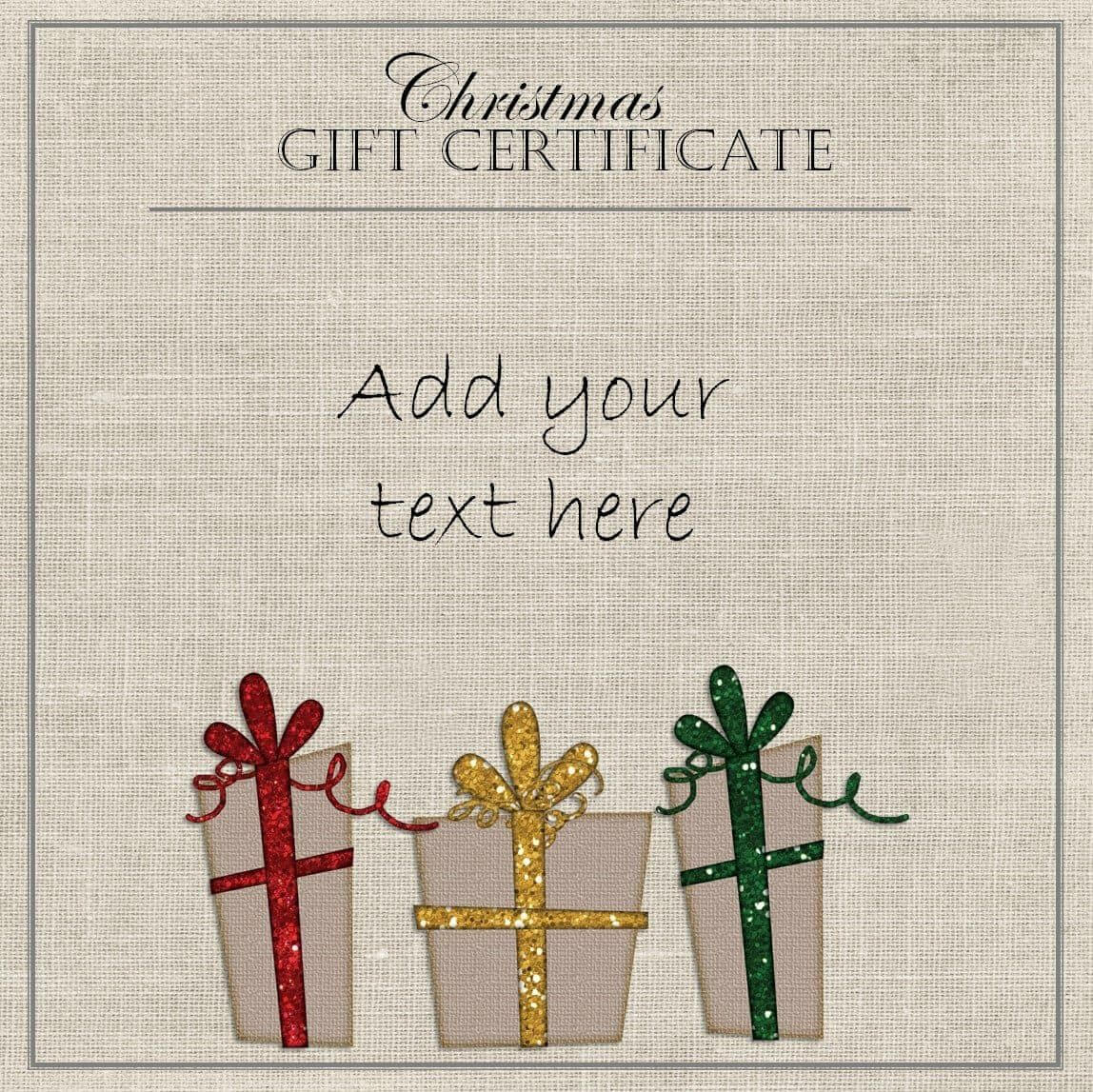 11+ Kids Christmas Certificate Templates | Free Printable With Regard To Homemade Christmas Gift Certificates Templates