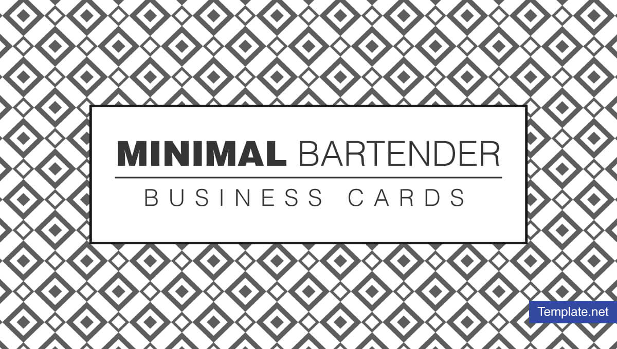 12+ Bartender Business Card Designs & Templates – Psd, Ai Intended For Free Business Cards Templates For Word