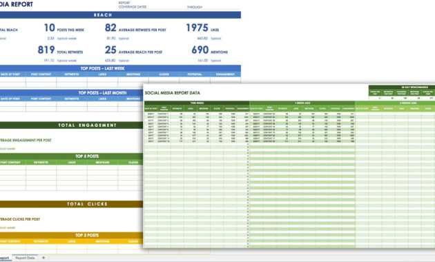 12 Free Social Media Templates - Smartsheet | Social Media intended for Social Media Weekly Report Template