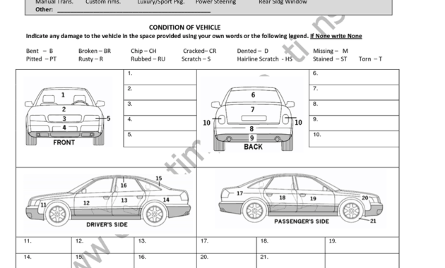 12+ Vehicle Condition Report Templates - Word Excel Samples regarding Truck Condition Report Template