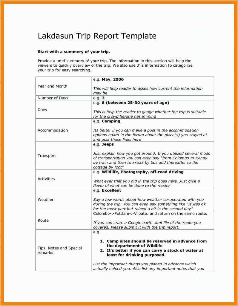 13 + Business Trip Report Examples – Pdf, Word, Apple Pages With Regard To Business Trip Report Template