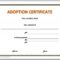 13 Free Certificate Templates For Word » Officetemplate For Pet Adoption Certificate Template