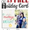 13 Free Photoshop Holiday Card Templates From Becky Higgins With Regard To Free Christmas Card Templates For Photoshop