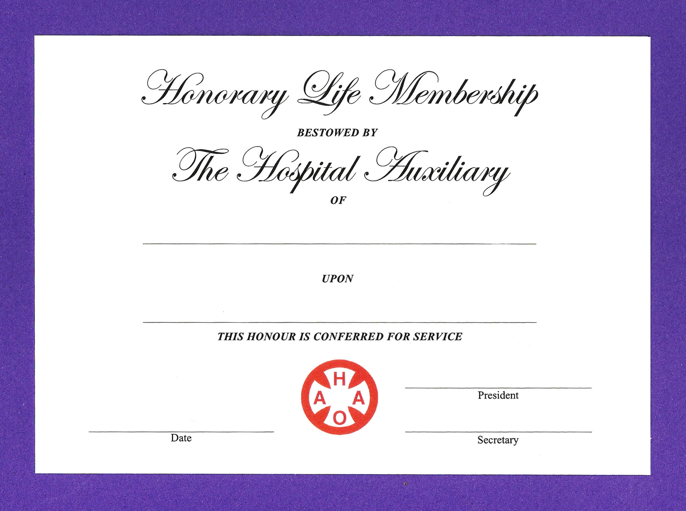 14+ Honorary Life Certificate Templates - Pdf, Docx | Free For Life Membership Certificate Templates