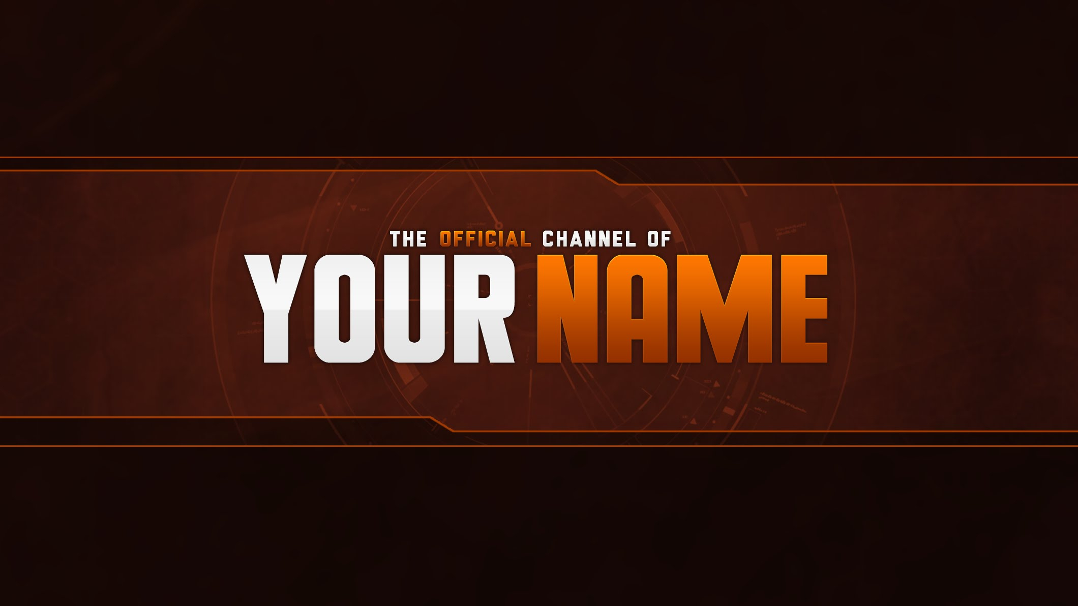 14 Youtube Banner Psd T Images – Free Youtube Banner Throughout Youtube Banners Template
