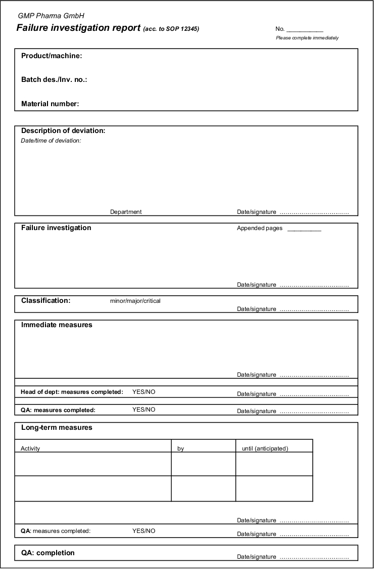 15 Images Of Deviation Report Template | Gieday Intended For Deviation Report Template