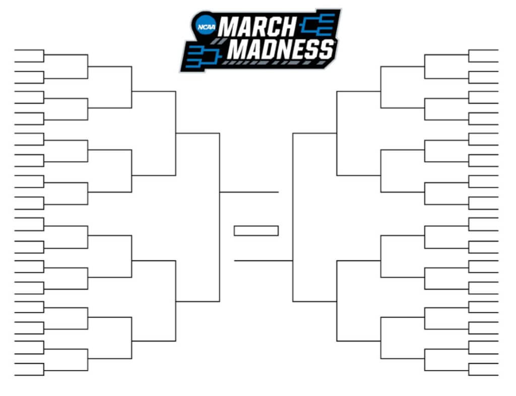 15 March Madness Brackets Designs To Print For Ncaa In Blank March Madness Bracket Template