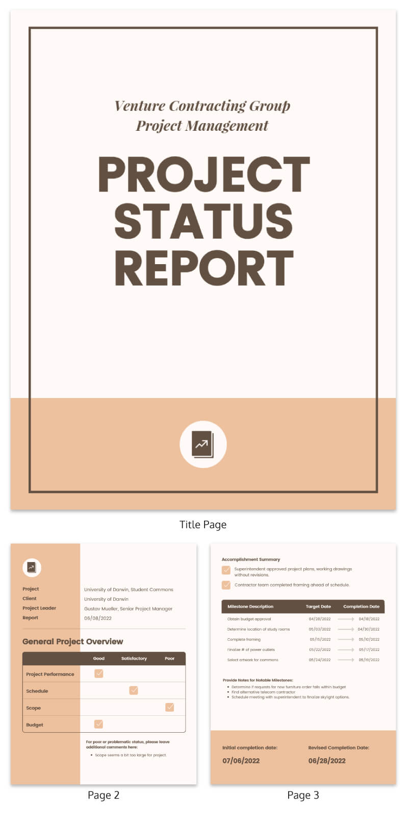 15+ Project Plan Templates & Examples To Align Your Team Pertaining To One Page Status Report Template